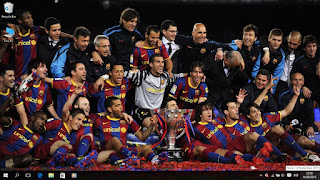 FC Barcelona 2015 Theme For Windows 7, 8 and 10
