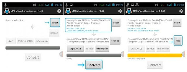 Merubah Format Video Jadi MP3 Di Android