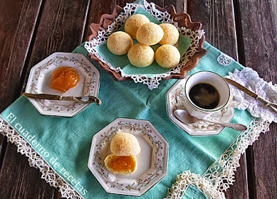 Pan de queso brasileño/ Pao de queijo brasileiro