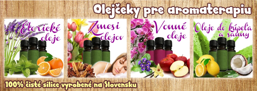 Olejčeky pre aromaterapiu - www.rajvoni.sk