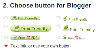 choose a button design from various many printerfriendly button