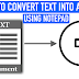 How To Convert Text Into Audio Using Notepad