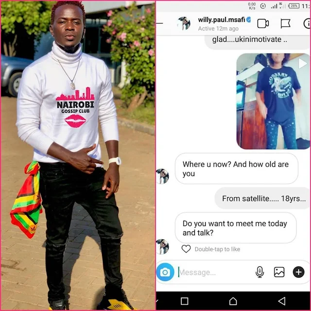 Willy Paul new exposee from Edga Obare on school girls