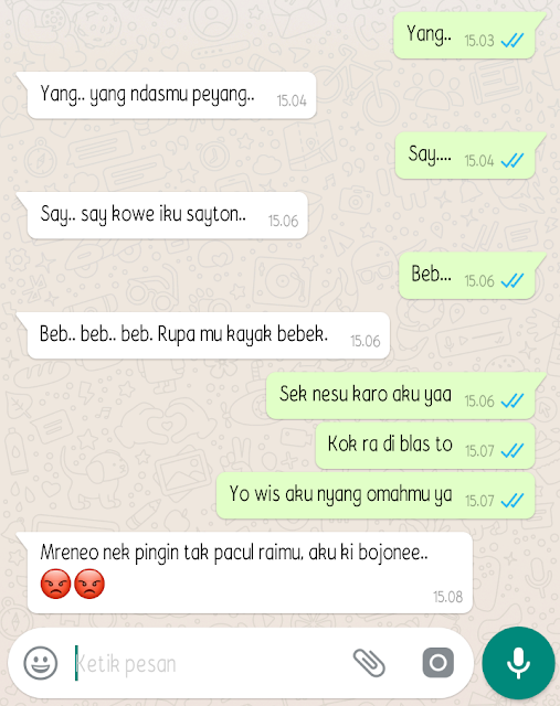 Kumpulan chat WA Whatsapp Lucu bahasa Jawa wartapagi id