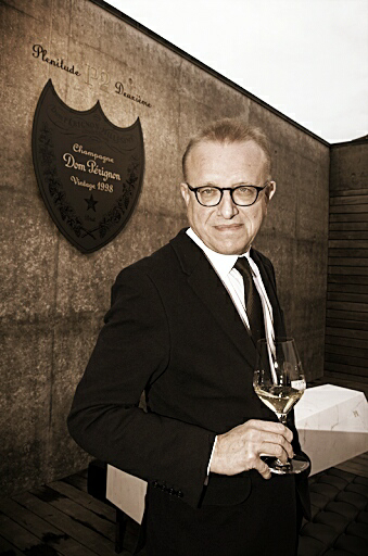 Richard Geoffroy at Dom Perignon - Original Photo courtesy of www.wineinchina.com Edited for this post by ©LeDomduVin 2020