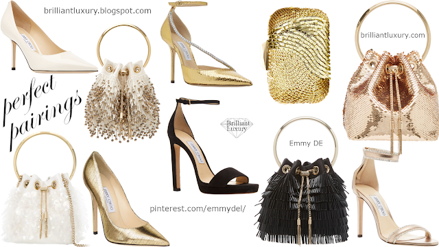 5 Perfect Pairings ♦ Jimmy Choo Evening Shoes & Bags 2020 #brilliantluxury