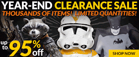 Entertainment Earth's Massive Year End Clearance Sale Is Here!