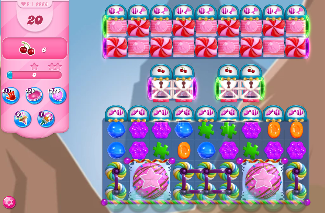 Candy Crush Saga level 9558