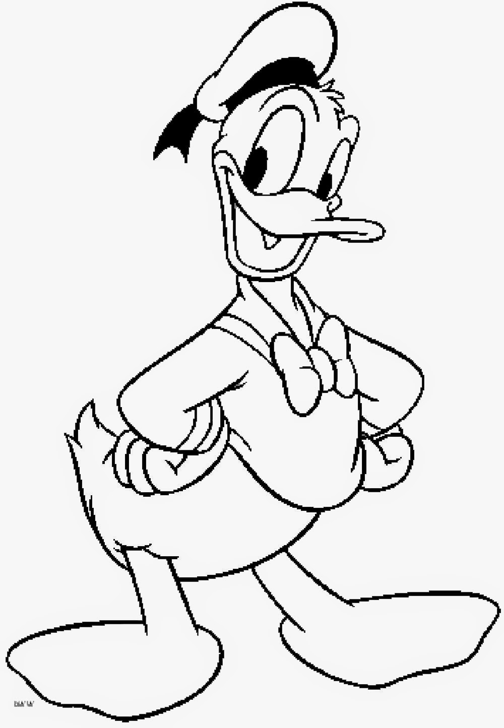 Download Coloring Blog for Kids: Donald Duck Coloring pages