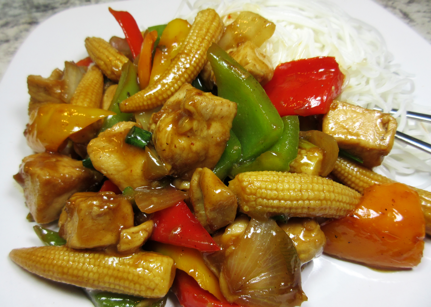 Tess Cooks4u: How to Make Chinese Garlic Chicken ~ Chinese Chicken Stir