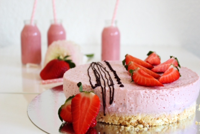 alt="cheese cake fraise"