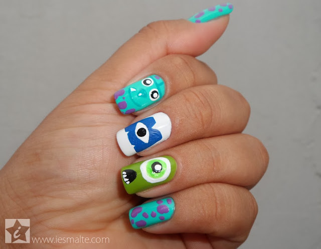 Unhas Decoradas - Monstros S.A.