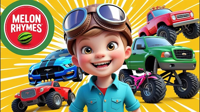 Learn 20 Vehicle Names & Sounds for Kids