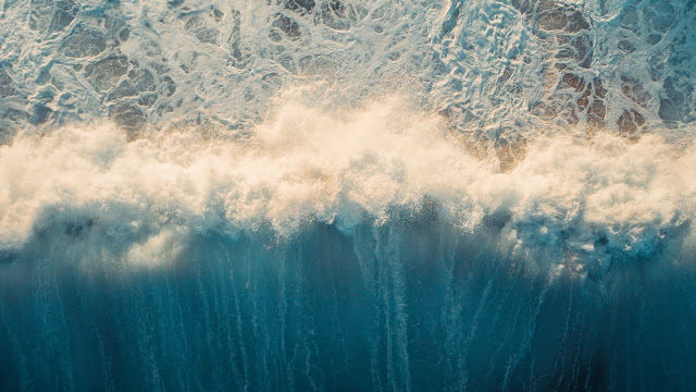 Drone Photography Ocean Waves iPhone