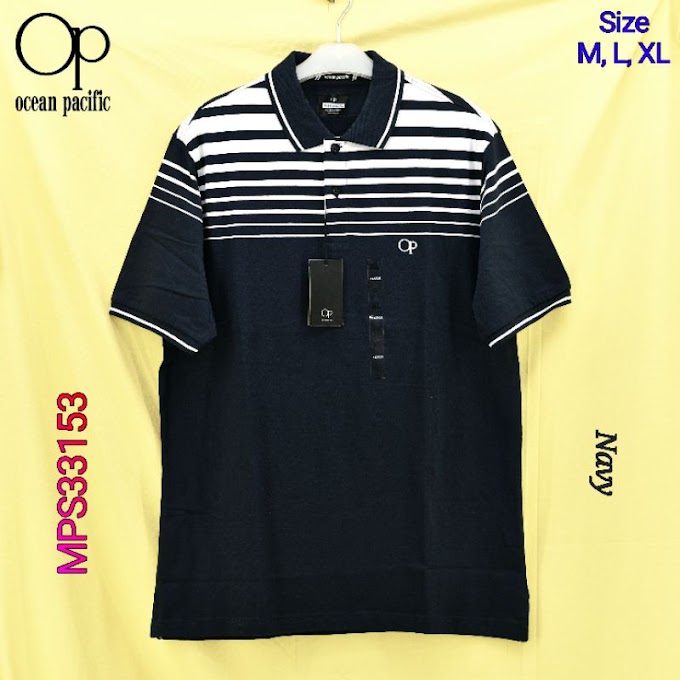 [ hendy179.th ] เสื้อเชิ้ตคอปกแขนสั้น Ocean Pacific MPS33153