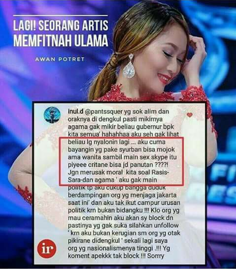 Heboh Jadi Trending Topik..! Inul Daratista Ikut Ikutan Hina ULAMA' Fans Sangat Kecewa" AYO VIRALKAN!