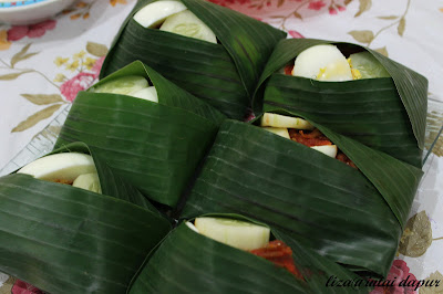 INTAI DAPUR: Nasi Lemak Tumis Daun Pisang