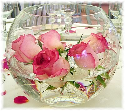 I really love the roses in the bowl because it could look pretty with and 