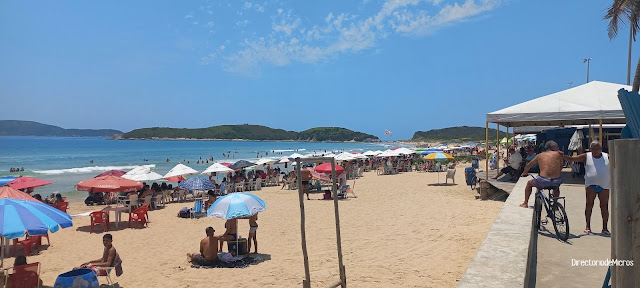 Praia do Peró en la mañana