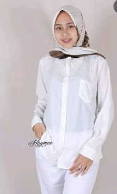 Model Baju Kemeja Kerja Wanita Muslimah Terbaru  √44+ Model Baju Kemeja Kerja Wanita Muslimah Terbaru 2022