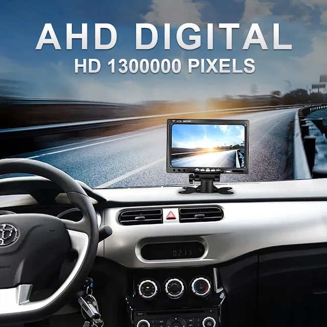 7 inch Car Display AV Car Monitor Portable Display support PAL / NTSC Video Input With Car Camera Driving recorder Car player