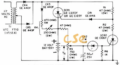 Circuit Battery - Charging Regulator