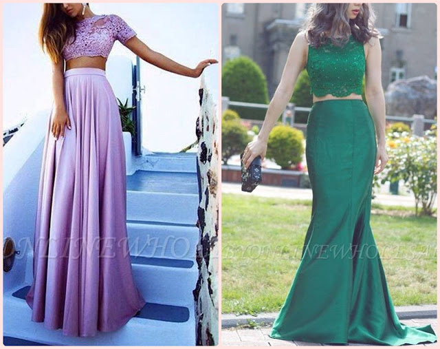 Tendência para o verão: Vestidos de festa com duas peças (Cropped)