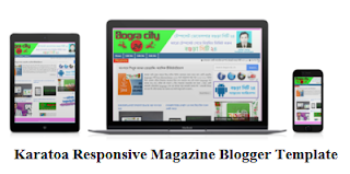 Karatoa Responsive Magazine Blogger Template