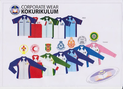Baju Korporat Unit Kokurikulum Sekolah-sekolah di Malaysia