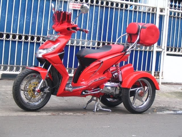  Modifikasi  JOK MOTOR  Jok Motor  Honda Beat  Roda Tiga