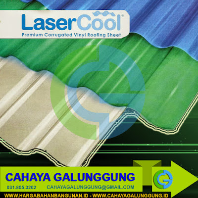 Harga Atap Laser Cool Transparan Terbaru