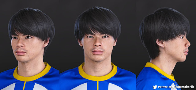 Kaoru Mitoma Face For eFootball PES 2021