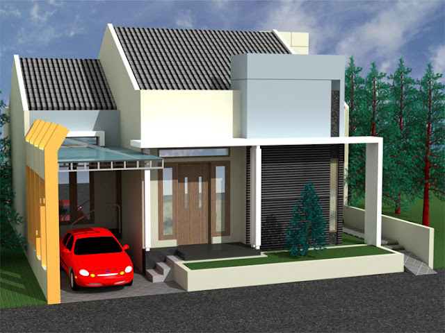 Gambar Desain Rumah Minimalis Type 45 Terbaru
