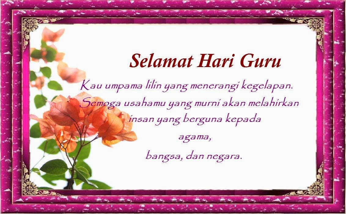 Syifa aulia: Selamat hari guru :)