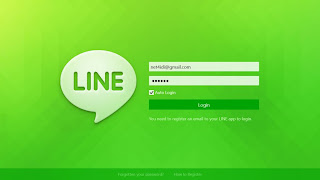 Line pada Win 8