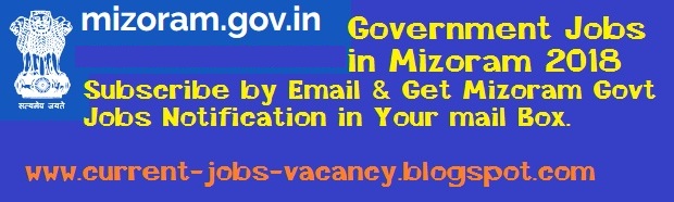 Jobs in Mizoram Govt