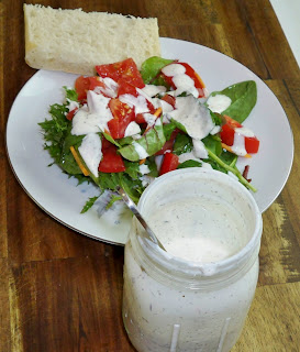 Not low fat, but ranch dressing can still help create a healthy low calorie and low fat meal. 