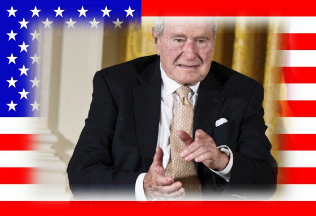 Photo Wallpaper George H. W. Bush President America 1800x1200 Pixel