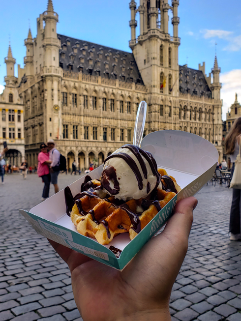 Brouette Brussels Belgian Waffles Grand Place