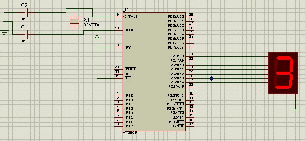 Program to implement 7-Segment Display with 8051 ...