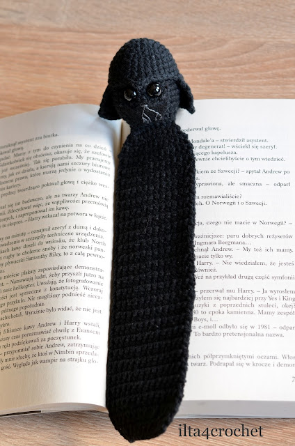 Zakładka do książki crochet bookmark