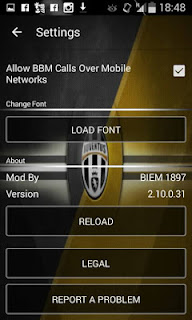 BBM MOD Juventus Versi 2.10.0.31 APK