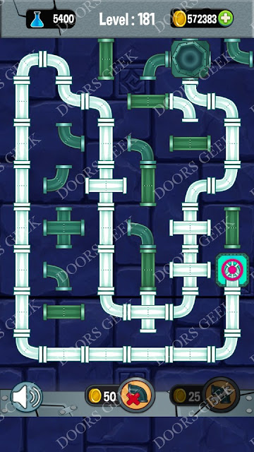  Plumber 3: Plumber Pipes Connect Level 181 Solution, Cheats, Walkthrough for android, iphone, ipad and ipod