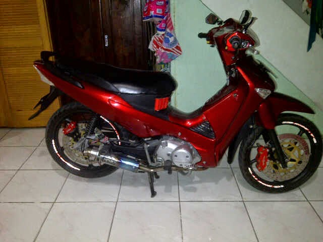 modifikasi motor supra x 125 tahun 2005