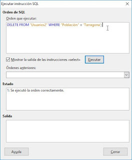 LibreOffice Base y SQL