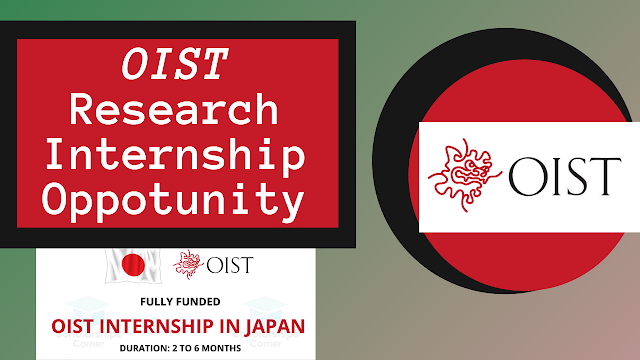 OIST Internship Research Opportunity 2021, Fully Funded