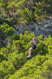 Sportfotografie ZIP Line Tucepi Biokovo Olaf Kerber