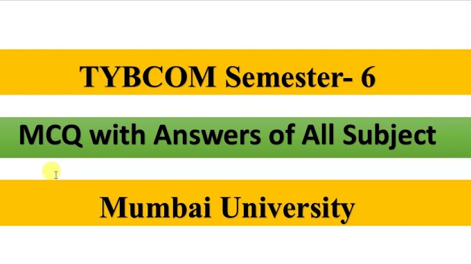 TYBCOM MCQ PDF with Answers | Mumbai University 2021