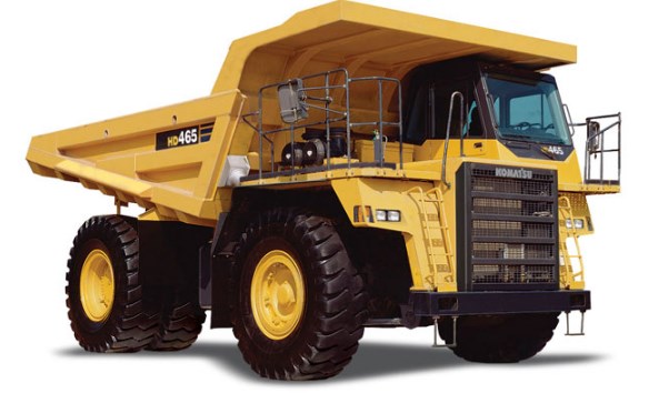 articulated dump truck komatsu HD465