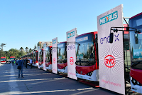 Metbus electric bus terminal (Credit: Metbus, Enel X, & BYD) Click to Enlarge.